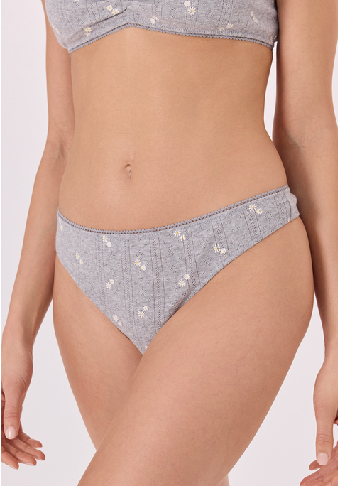 Bild: String von LSCN by LASCANA: Strings von LSCN by Lascana im praktischen 2er-Pack. Schöne Pointelle-Qualität für besonderen Tragekomfort. Angenehmer Sitz dank des elastischen Bündchens. Weiches Material aus Baumwolle.