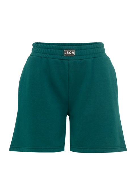 Bild: Sweathose von LSCN by LASCANA: Shorts von LSCN by Lascana. Elastischer Hosenbund mit Markenpatch. Leicht ausgestellte Passform. Für Sport und Freizeit. Weiche Sweatware mit hohem Baumwollanteil.