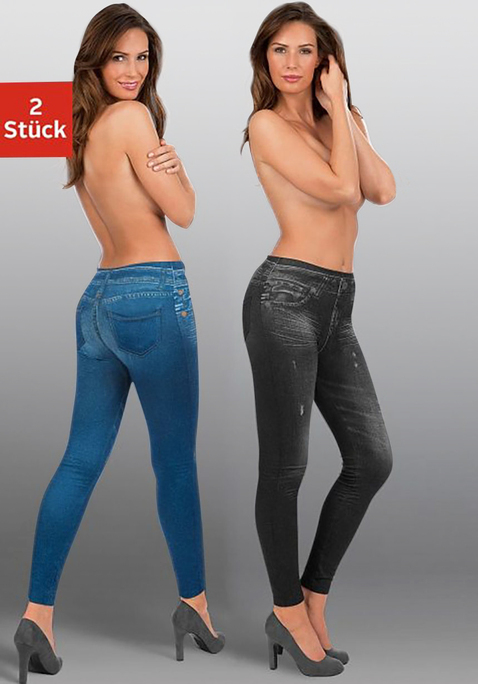 Jeansleggings von nicht definiert in jeans