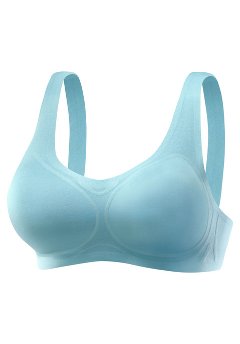Bild: Bralette-BH von Nuance: Bralette-BH mit extra flachen, geklebten Kanten. Mit nahtlos vorgeformten Cups (ohne Bügel). Mit herausnehmbaren Push-up Kissen (leichter Push-up-Effekt) – für ein schönes Dekolleté. Extra flacher Rückenverschluss. Mit Liebe & Leidenschaft in Hamburg kreiert. Klassische Dessous. Bequeme Alltags-Dessous. Modische Dessous. Obermaterial: 82% Polyamid, 18% Elasthan.