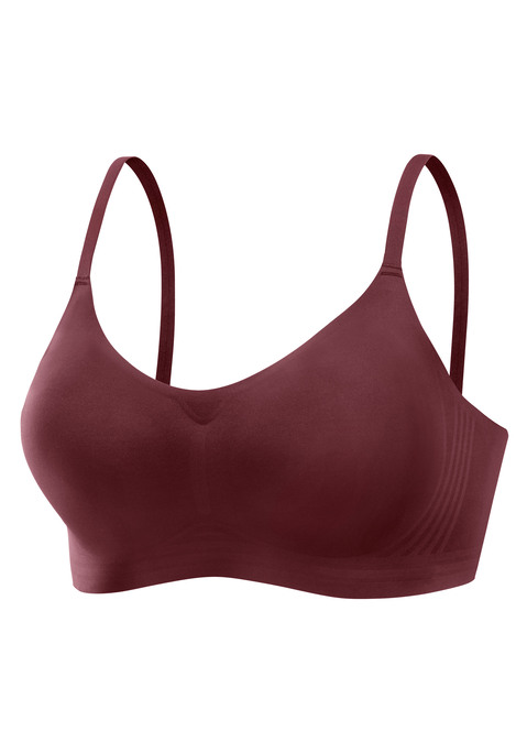 Bild: Bralette-BH von Nuance by Lascana: Modischer Bralette-BH ohne Bügel. Rundum aus samtig weichem Microtouch-Material. Seamless - ohne störende Nähte. Mit herausnehmbarem Push-up Kissen - für ein tolles Dekolleté. Extra flacher Rückenverschluss und individuell verstellbare Träger. Obermaterial: 82% Polyamid, 18% Elasthan.
