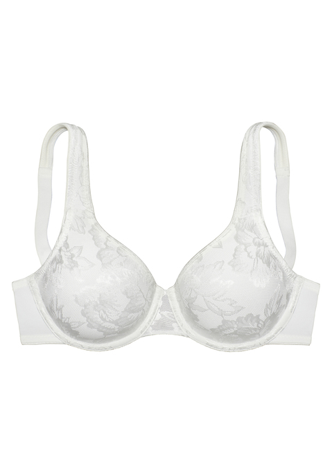 Bild: Minimizer-BH von Nuance by Lascana: Femininer Minimizer-BH mit Bügel. Aus glänzender, flacher Spitze und weichem Microtouch-Material. Mit nahtlos vorgeformten, doppellagigen Cups. Mit breiten, leicht gefütterten Trägern. Individuell verstellbare Träger sowie Rückenverschluss. Aus 80% Polyamid (TACTEL®), 15% Elasthan (LYCRA®), 5% Baumwolle.