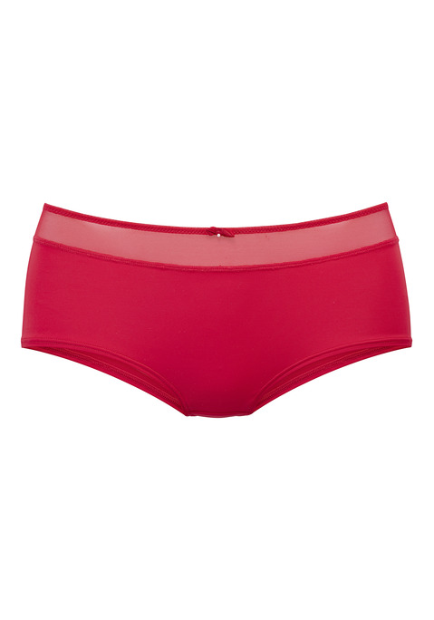 Bild: Panty von Nuance by Lascana: Elegante Panty in abdeckender Schnittform. Feine Zierschleife mit Schmuckaccessoire in der vorderen Mitte. Mit breitem Bund aus dezent transparentem Mesh. Mit eingearbeitetem Baumwollzwickel. Passender BH aus der gleichen Serie erhältlich. Obermaterial: 85% Polyamid, 15% Elasthan.