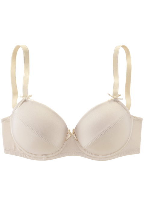 Bild: Push-up-BH von Nuance by Lascana: Push-up-BH mit herausnehmbaren Kissen – für ein tolles Dekolleté nach Wunsch. Rundherum aus einem leicht glänzenden Microtouch-Material. Mit feinen Zierschleifen in der vorderen Mitte & an den Trägern. Mit soft abgefütterten Formbügeln. Individuell verstellbare Träger sowie Rückenverschluss. Aus 88% Polyamid, 12% Elasthan.