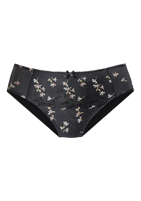Bild: Slip von Nuance by Lascana: Femininer Slip in abdeckender Schnittform. Rundherum mit feinem Soft Mesh und floralen Details überzogen. Mit eingearbeitetem Baumwollzwickel. Mit passendem BH aus der gleichen Serie erhältlich. Mit Liebe & Leidenschaft in Hamburg kreiert. Obermaterial: 70% Polyamid, 20% Polyester, 10% Elasthan.