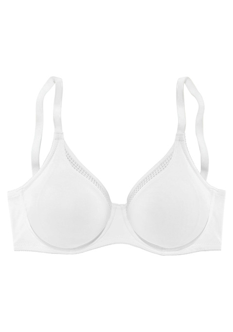 Bild: T-Shirt-BH von Nuance by Lascana: Sportiver Bügel-BH aus seidiger Microfaser. Die nahtlos vorgeformten Cups sind ohne Wattierung gearbeitet. Angenehm leichtes und atmungsaktives Microfasermaterial (Tactel). Mit Bügel. Mit Liebe & Leidenschaft in Hamburg kreiert.  BHs sind nicht trocknergeeignet, da die Versteller und Ringe durch die Hitze beschädigt werden und brechen. Obermaterial: 82% Polyamid TACTEL®, 18% Elasthan LYCRA®.