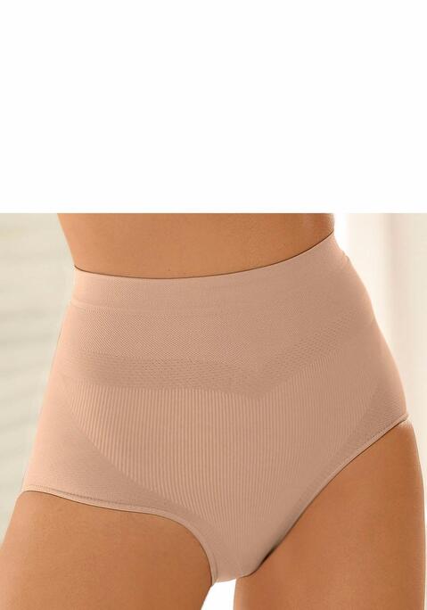 Bild: Taillenshaper von Nuance by Lascana: NUANCE: komfortabler Taillenshaper-Slip. Für einen optisch flacheren Bauch und eine schlank aussehende Taille. Das verarbeitete Spezialgarn "SENSIL® BREEZE" bietet einen angenehmen Kühlungseffekt. Eingearbeitete Lüftungszonen vorne und hinten. Eingestrickte Stützzonen formen einen schönen Po ohne platt zu drücken. Aus 88% Polyamid, 12% Elasthan.