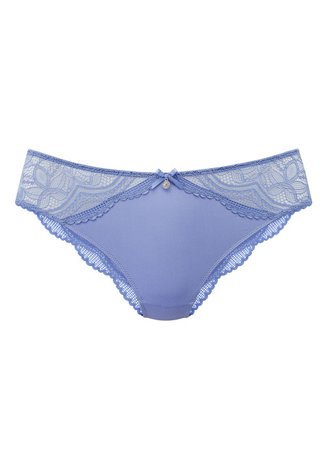 Bild: Tanga von Nuance by Lascana: Femininer Tanga in abdeckender Schnittform. Mit kleiner Zierschleife und edlem Glitzeraccessoire. Feine Einsätze aus floraler Spitze. Mit eingearbeitetem Baumwollzwickel. Mit passenden BH's aus der gleichen Serie erhältlich. Obermaterial: 88% Polyamid, 12% Elasthan.