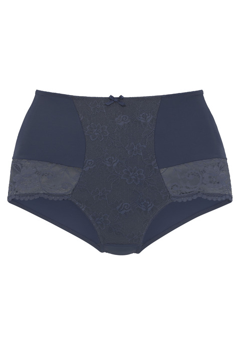 Bild: High-Waist-Panty von Nuance: High-Waist-Slip von NUANCE aus stretchigem Microtouchmaterial. Mit Spitze an den Beinausschnitten und in der vorderen Mitte. Mit eingearbeitetem Baumwollzwickel. Aus 85% Polyamid, 15% Elasthan
