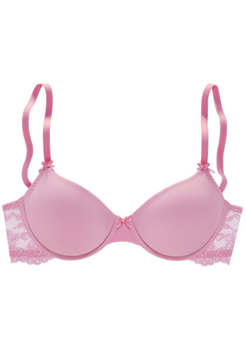 Bild: Schalen-BH von Nuance: Wunderschöner Schalen-BH von NUANCE in modischen Farben und zarten Spitzendetails, der sich unter der Kleidung kaum bemerkbar macht. Seine nahtlos vorgeformten, glatten und nur leicht gepolsterten Cups bestehen aus hochwertigem Microtouch-Material und formen eine schöne Brustform ohne aufzutragen. Der perfekte Begleiter unter T-Shirts und leichten Pullovern, da die nahtlose Verarbeitung keine störenden Nähte abzeichnen lässt. Die weiche Spitze an den Flügeln macht den Schalen-BH noch attraktiver! Für einen optimalen Sitz und zusätzlichen Komfort kann die Unterbrustweite mit Hilfe eines 3-stufigen Rückenverschlusses reguliert werden. Die Träger sind ebenso in der Länge verstellbar. Ein tolles Basic, dass sich unter jedem Oberteil toll macht! Sexy Dessous. Spitzen-Dessous. Romantische Dessous. Verspielte Dessous. Aus 60% Polyamid, 29% Polyester,11% Elasthan. BHs sind nicht trocknergeeignet, da die Versteller und Ringe durch die Hitze beschädigt werden und brechen.