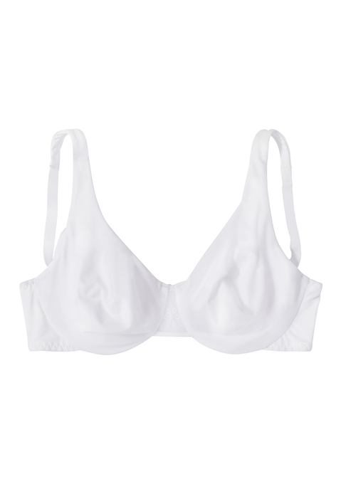 Bild: T-Shirt-BH von Nuance: Nuance: T-Shirt-BH im 2er-Pack. Mit Formbügel. Nahtlos vorgeformte Cups (ohne Wattierung). Zartes Mittelteil mit kleiner Stickerei. Träger und Rückenverschluss verstellbar. Aus 85% Polyamid, 15% Elasthan.