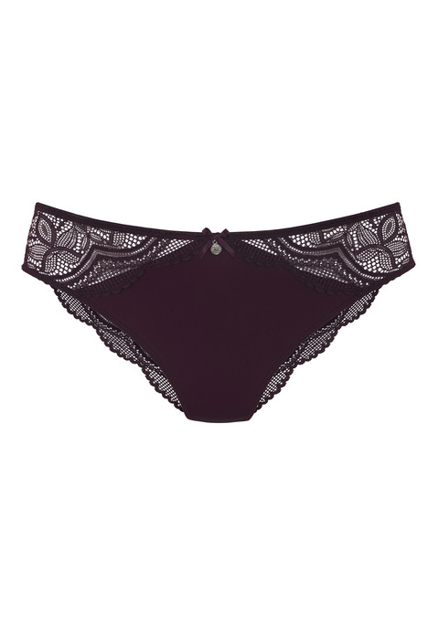 NUANCE Tanga Damen aubergine Gr.32/34