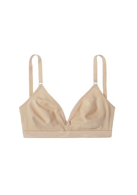 Bild: Bralette-BH von petite fleur: Soft-BH ohne Bügel mit nahtlos vorgeformten Cups (ohne Wattierung). Basic-BH ideal für den täglichen Gebrauch. Im günstigen 3er Pack. Aus weicher Baumwoll - Qualität. Mit Liebe & Leidenschaft in Hamburg kreiert. Obermaterial: 75% Baumwolle, 15% Elasthan, 10% Polyester.