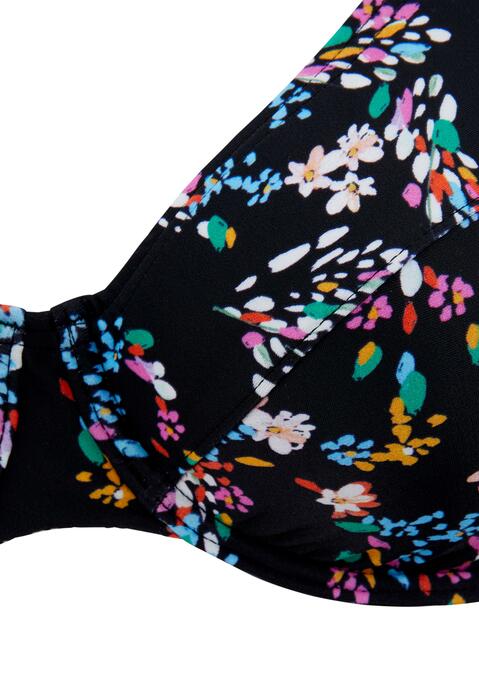 Bild: Bügel-Bikini von petite fleur: Bügel-Bikini von Petite Fleur. Florales Design. Top mit verstellbaren Trägern. Etwas höher geschnittene Hose.