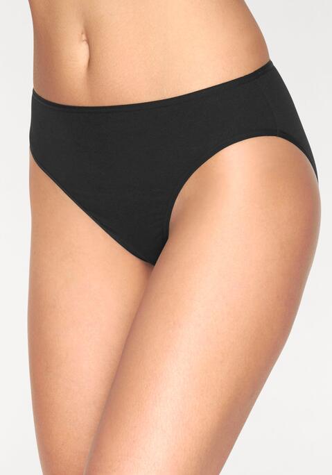 Bild: Bikinislip von petite fleur by Lascana: Bikinislips im praktischen 10er-Pack in verschiedenen Farbvarianten. Elastische Einfassungen am Bund und an den Beinausschnitten. Einsatz von Baumwolle, die die Initiative Cotton made in Africa unterstützt.