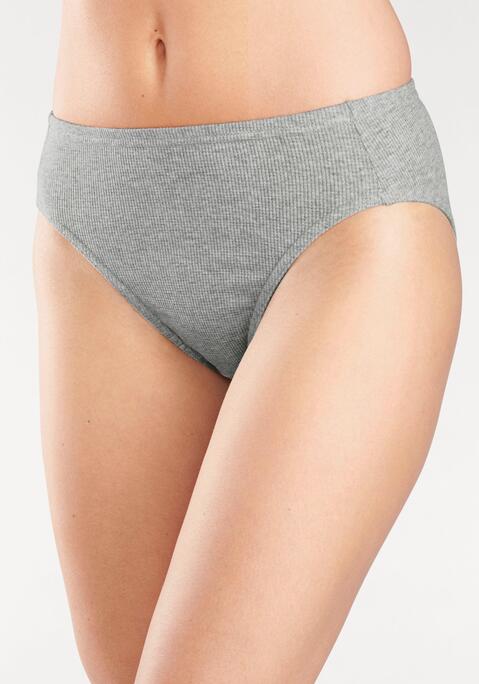 Bild: Bikinislip von petite fleur by Lascana: Bequeme Basic-Slips im 5er-Pack von Petite Fleur. Elastische Abschlüsse und flache Einfassungen. Hochelastische Piqué-Qualität.
