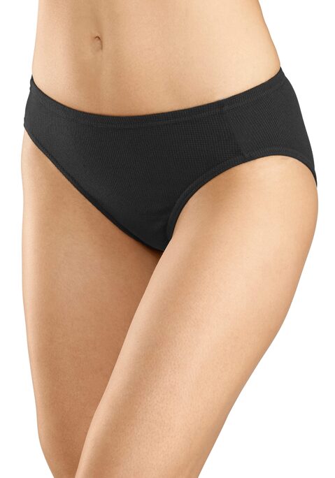 Bild: Bikinislip von petite fleur by Lascana: Bequeme Basic-Slips im 5er-Pack von Petite Fleur. Elastische Abschlüsse und flache Einfassungen. Hochelastische Piqué-Qualität.