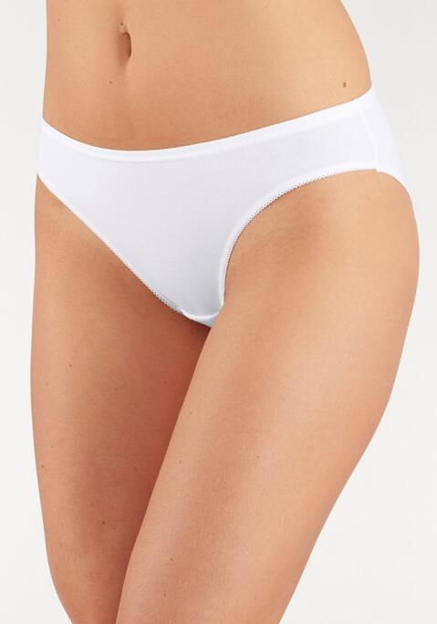 Bild: Bikinislip von petite fleur by Lascana: Perfekt für jeden Tag: Bikinislip im 5er-Pack von Petite Fleur. Normale Leibhöhe und extraweiches Bündchen. Weiche Stretchqualität aus Baumwolle.