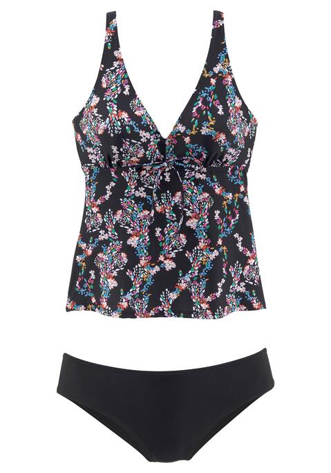Bild: Bügel-Tankini von petite fleur by Lascana: Bügel-Tanikini von Petite Fleur. Top mit verstellbaren Trägern. Unter der Brust regulierbar. Hose in klassischer Schnittform