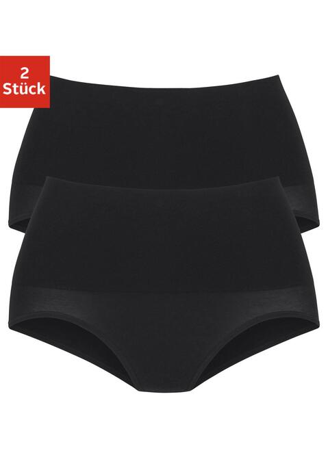 Bild: Formslip von petite fleur by Lascana: Praktischer Bodyforming-Slips im 2er-Pack von Petite Fleur. Rundum nahtlos, so zeichnet sich nichts ab. Kaschiert die Bauchpartie. Aus trageangenehmer, elastischer Qualität. Shape wear. Shaping Unterwäsche. Shaping Unterhose. Shaping Slip. Shape Unterwäsche. Aus 65% Baumwolle, 20% Elasthan, 15% Polyamid.