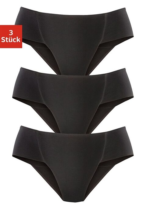 Bild: Formslip von petite fleur by Lascana: Petite Fleur Bodyforming-Slip im praktischen 3er-Pack. Vorn mit Powernetz verstärkt für eine tolle Silhouette. Aus formstabiler Baumwoll-Stretch-Qualität.