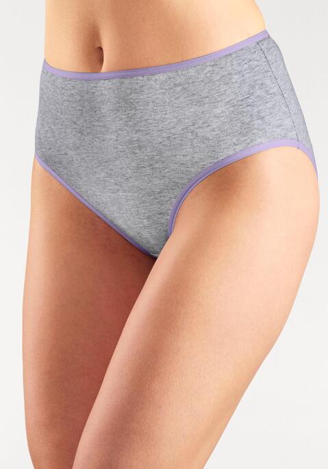 Bild: Hüftslip von petite fleur by Lascana: Hüftslips im praktischen 10er-Pack in verschiedenen Farbvarianten. Elastische Einfassungen am Bund und an den Beinausschnitten. Einsatz von Baumwolle, die die Initiative Cotton made in Africa unterstützt.