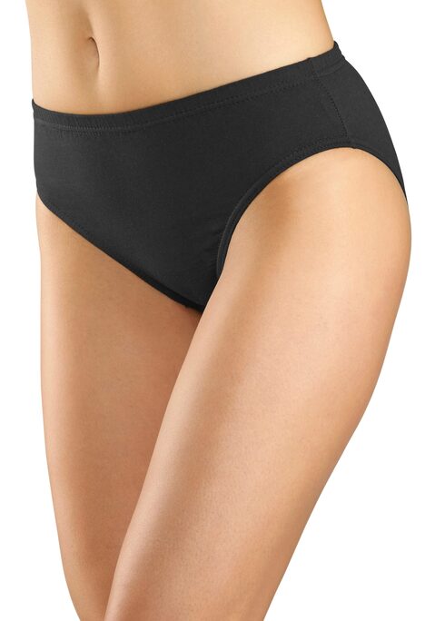 Bild: Jazz-Pants Slips von petite fleur by Lascana: Zeitlose Damenslips im praktischen 6er-Pack von Petite Fleur. Unifarben. Etwas höhere Leibhöhe für eine komfortable Passform. Normaler Beinausschnitt. Weiche Qualität.