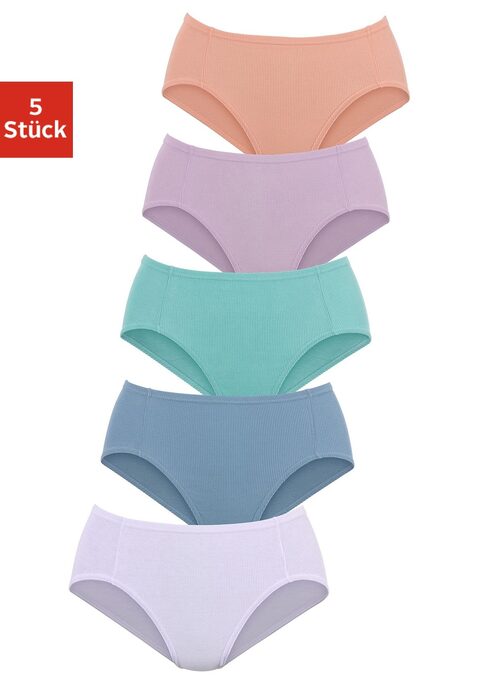 Bild: Jazz-Pants Slips von petite fleur by Lascana: Komfortable Jazzpants im 5er-Pack von Petite Fleur. Elastische Abschlüsse und flache Einfassungen. Hochelastische Piqué-Qualität.