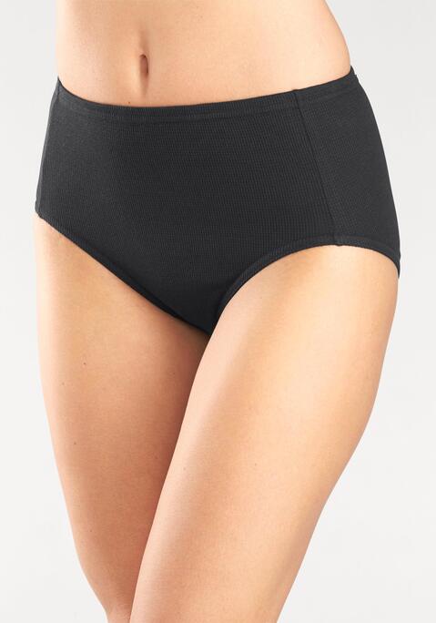 Bild: Taillenslip von petite fleur by Lascana: Petite Fleur Taillenslips im 5er-Pack. Mit flachen Einfassungen und komfortabler Leibhöhe, für eine angenehme Passform. Aus hochelastischer Pikee-Qualität.