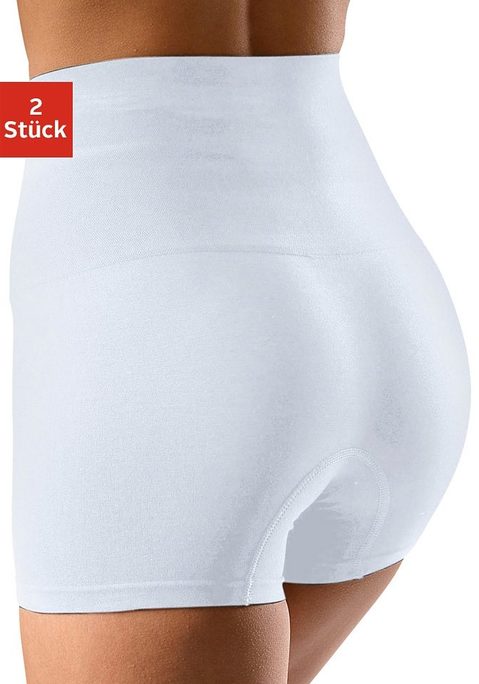 Bild: Formpants von petite fleur: Bodyforming-Pantys im 2er-Pack. Seamless, rundum nahtlos. Kaschiert perfekt die Bauchpartie. Shape wear. Shaping Unterwäsche. Shaping Unterhose. Shaping Slip. Shape Unterwäsche. Hochelastische Qualität aus 65% Baumwolle, 20% Elasthan, 15% Polyamid.