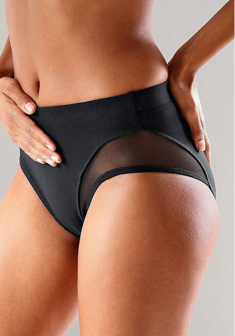 Bild: Formslip von petite fleur: Schöner Formslip mit verstärkter Bauchpartie im 4er-Pack von Petite Fleur. Mesheinsätze am Beinausschnitt. Für eine schöne Silhouette. Aus formstabiler Baumwollstretch-Qualität.