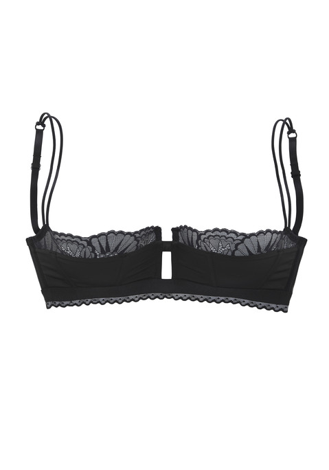 PETITE FLEUR GOLD Balconnet-BH Damen schwarz Gr.70C