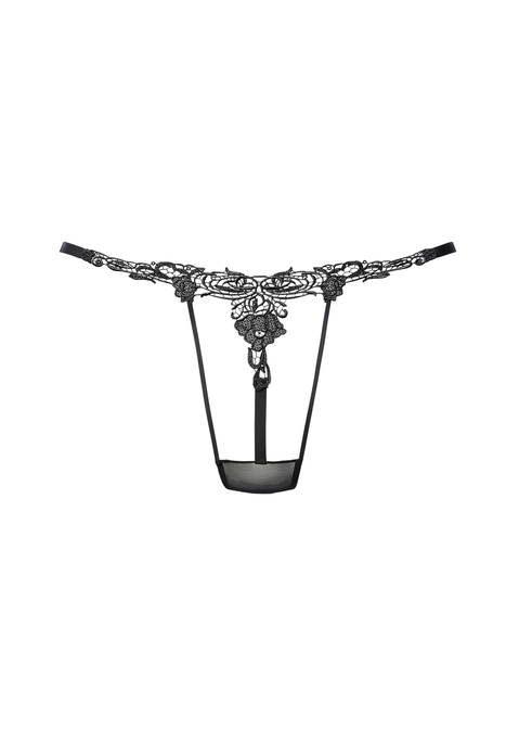 String von PETITE FLEUR GOLD in schwarz