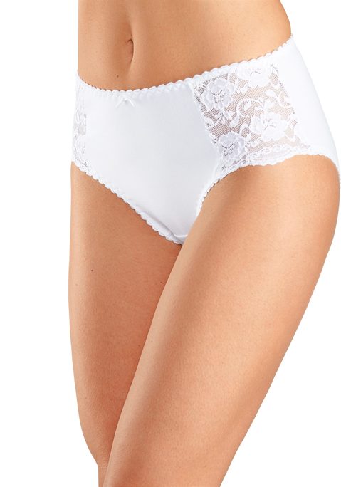 PETITE FLEUR Hüftslip Damen weiß Gr.32/34