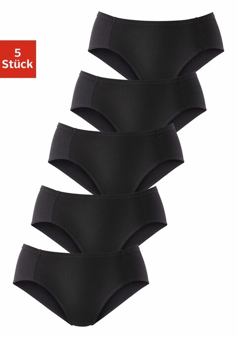 Bild: Jazz-Pants Slips von petite fleur: Komfortable Jazzpants im 5er-Pack von Petite Fleur. Elastische Abschlüsse und flache Einfassungen. Hochelastische Piqué-Qualität.