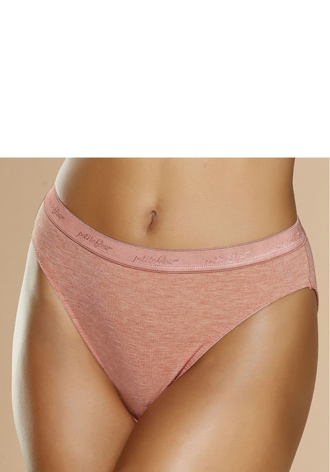 Slip von PETITE FLEUR in orange+creme