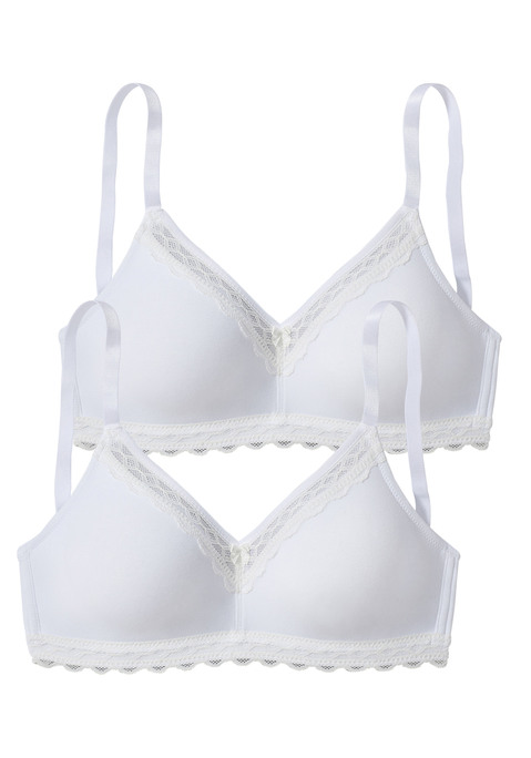 PETITE FLEUR Soft-BH Damen 2xweiß Gr.105D