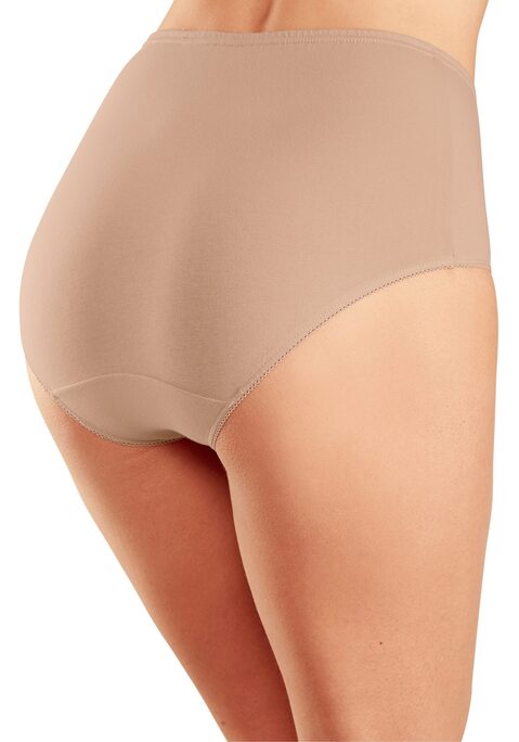 Bild: Taillenslip von petite fleur: Perfekt für jeden tag: Basic-Taillenslips im 5er-Pack von Petite Fleur. Extrahohe Leibhöhe und gemäßigter Beinausschnitt. Sehr weiches, bequemes Bündchen. Weiche Stretchqualität aus Baumwolle.