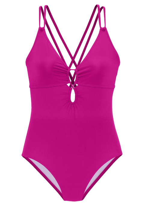 S.OLIVER Badeanzug Damen pink Gr.34