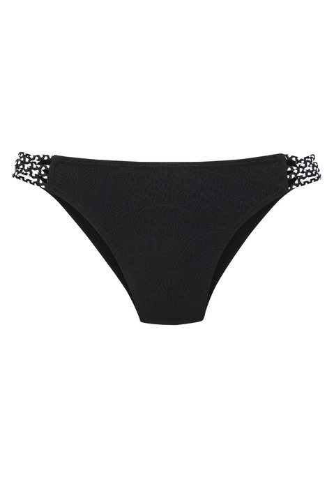 Bild: Bikini-Hose von s.Oliver: Badehose von s.Oliver mit modischem Strukturmuster. Seitliche Elastikbänder. Mix-Kini-Konzept.