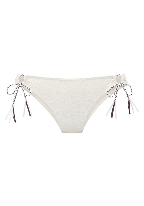 Bild: Bikini-Hose von s.Oliver: Bikinihose von s.Oliver. Strukturmuster. Seitliche Bindebänder mit dekorativen Horndetails. Teil einer Mix-Kini-Reihe. Trageangenehmes Material.