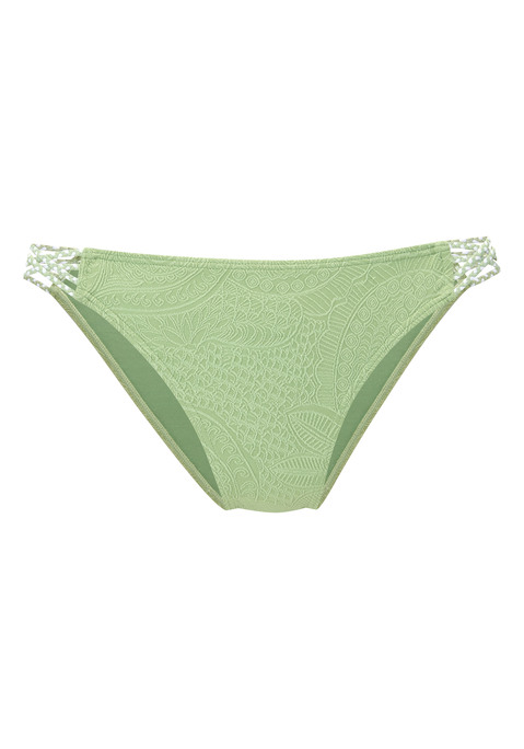 Bild: Bikini-Hose von s.Oliver: Badehose von s.Oliver mit modischem Strukturmuster. Seitliche Elastikbänder. Mix-Kini-Konzept.