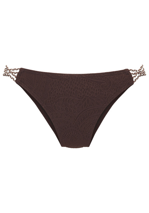 Bild: Bikini-Hose von s.Oliver: Badehose von s.Oliver mit modischem Strukturmuster. Seitliche Elastikbänder. Mix-Kini-Konzept.