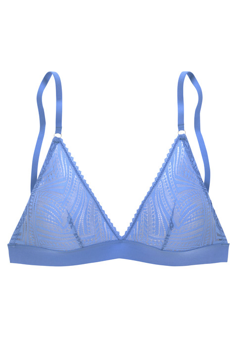 S.OLIVER Bralette-BH Damen ozeanblau Gr.70B