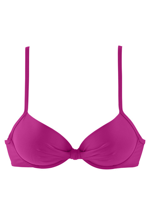 S.OLIVER Bügel-Bikini-Top Damen pink Gr.34 Cup C