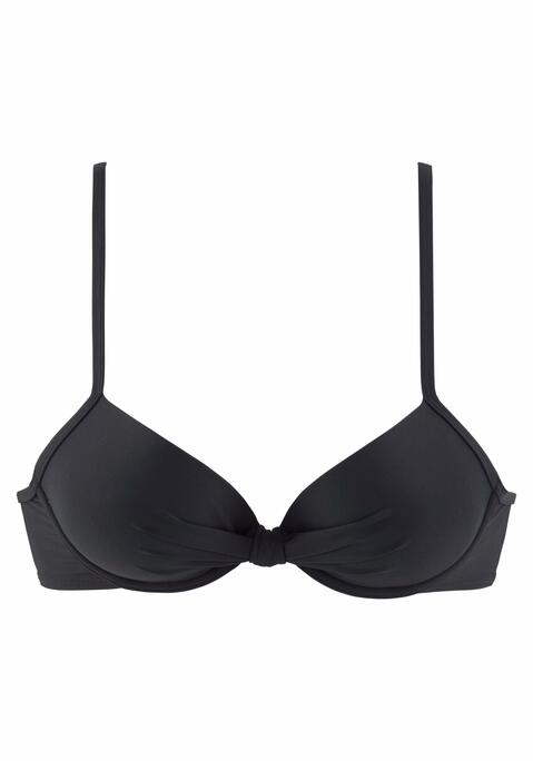 S.OLIVER Bügel-Bikini-Top Damen schwarz Gr.34 Cup C