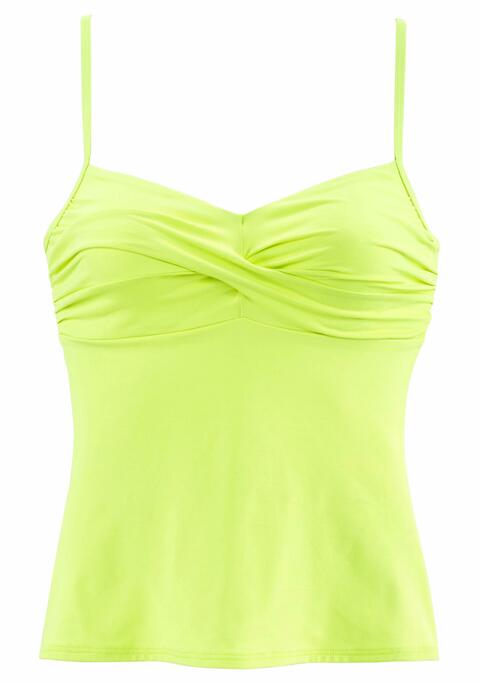 S.OLIVER Bügel-Tankini-Top Damen lime Gr.36 Cup C