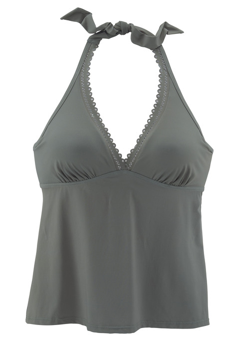 S.OLIVER Bügel-Tankini-Top Damen oliv Gr.38 Cup D