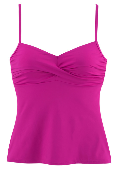 S.OLIVER Bügel-Tankini-Top Damen pink Gr.38 Cup D