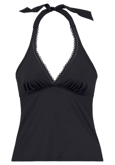 S.OLIVER Bügel-Tankini-Top Damen schwarz Gr.36 Cup B